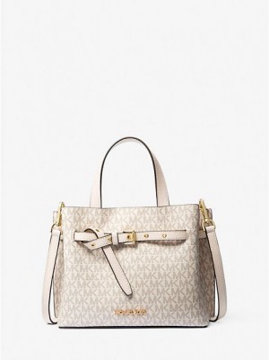 Michael Kors Emilia Small Logo Satchel Çanta Kadın Renkli | 136082-FVA