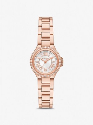 Michael Kors Petite Camille Saat Kadın Pembe Altın | 162597-LIO