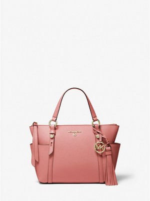 Michael Kors Sullivan Small Saffiano Deri Tote Çanta Kadın Pembe | 784563-AVP