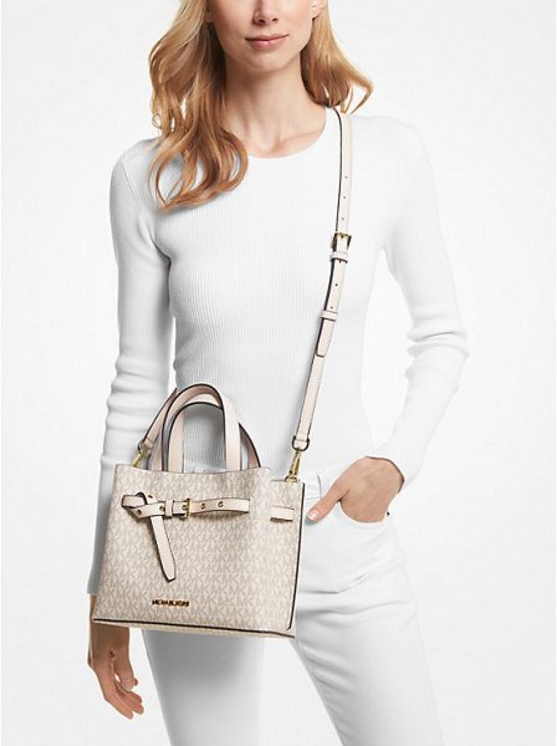 Michael Kors Emilia Small Logo Satchel Çanta Kadın Renkli | 958762-VTE