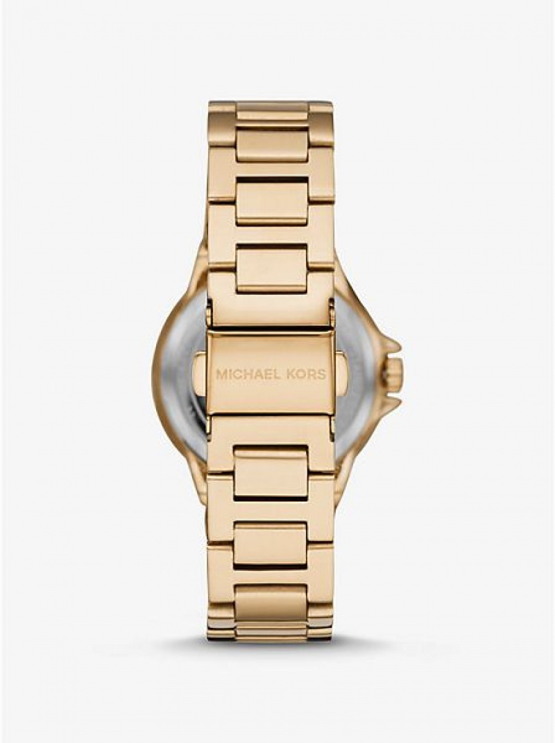 Michael Kors Mini Camille Pave Saat Kadın Altın | 257136-OCB