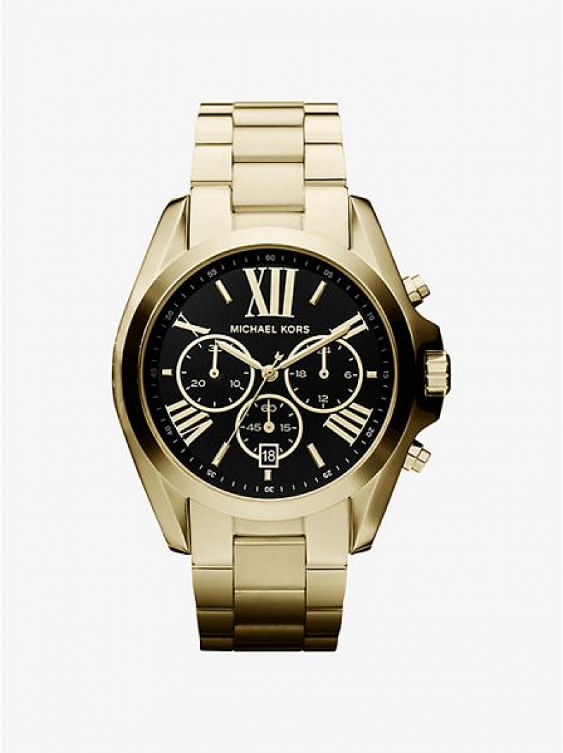 Michael Kors Oversized Bradshaw Saat Kadın Altın | 016982-XPZ