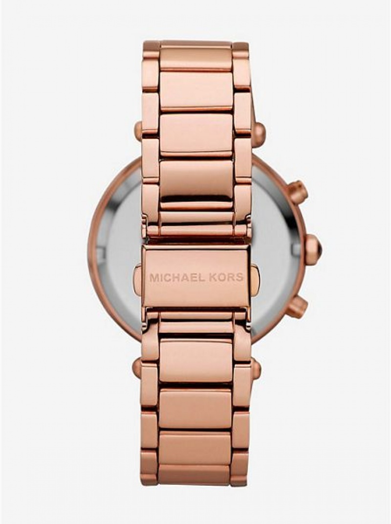 Michael Kors Parker Saat Kadın Pembe Altın | 275394-IUA