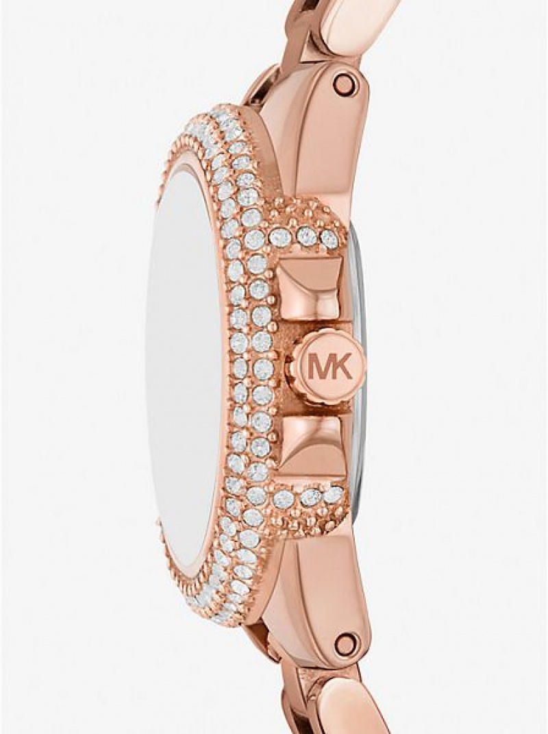 Michael Kors Petite Camille Saat Kadın Pembe Altın | 162597-LIO