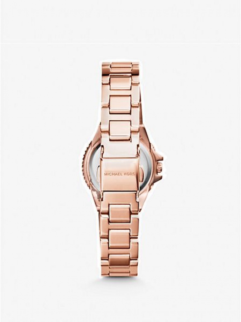 Michael Kors Petite Camille Saat Kadın Pembe Altın | 162597-LIO