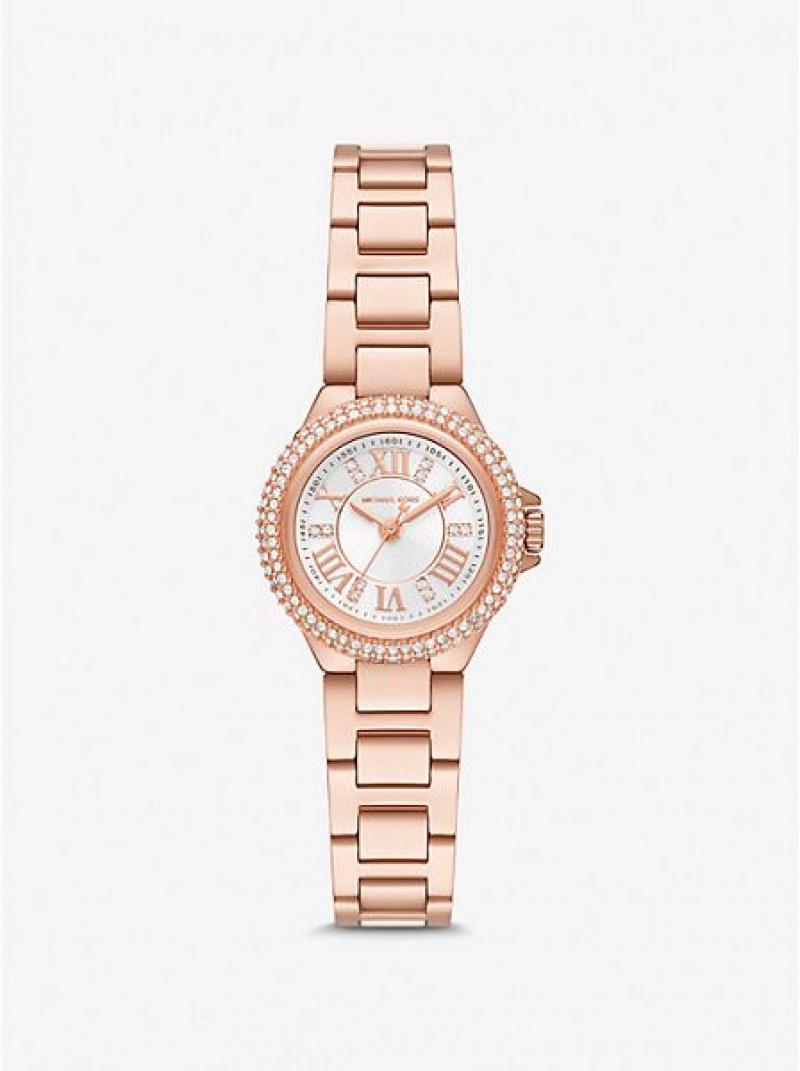 Michael Kors Petite Camille Saat Kadın Pembe Altın | 162597-LIO